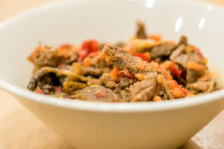 Close-up roasted beefの写真素材