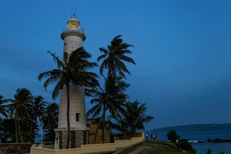 Lighthouse in Galleの写真素材