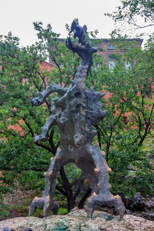 Dragon of Wawel castleの写真素材