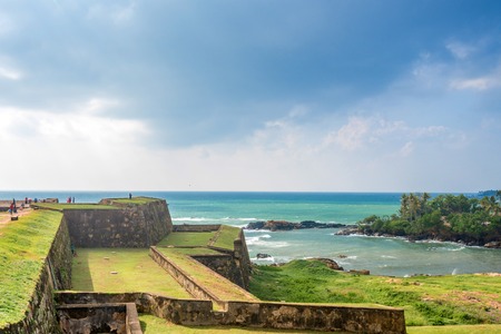 Beautiful scenery of ancient Dutch Galle Fortの写真素材