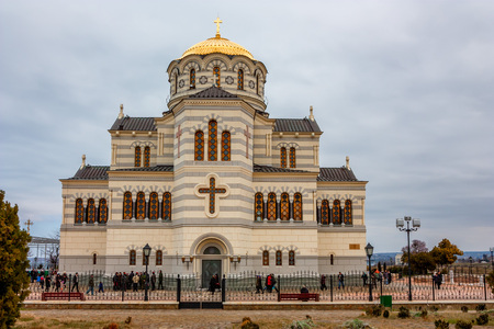 Saint Vladimir Cathedral in Chersonesus in Crimea