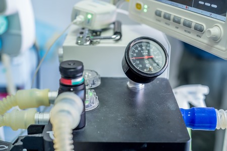 Veterinary anesthesia machineの写真素材