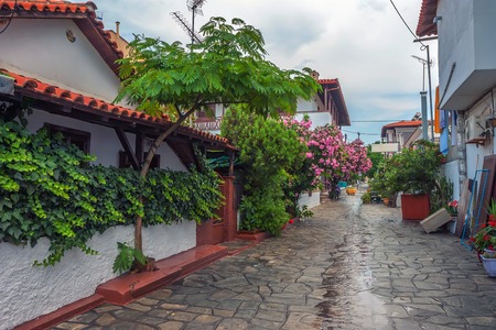 Streets of Ouranopolisの写真素材