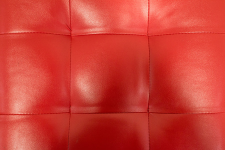 Close-up of vintage leather couchの写真素材