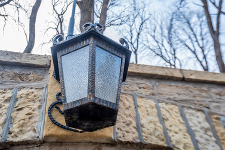 Old fashioned vintage lampの写真素材