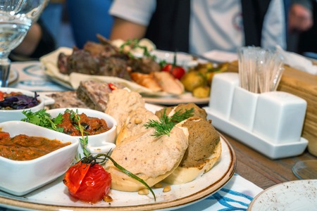 Variety of appetizersの写真素材