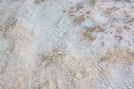 Water saturated with calcium and saltsの写真素材