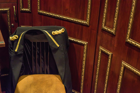 Doormans place in the hotelの写真素材
