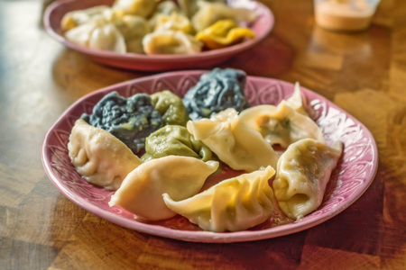 Variety of dumplings
