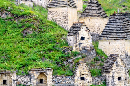 Ancient Alanian necropolis in North Ossetiaの写真素材