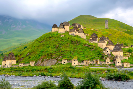 Ancient Alanian necropolis in North Ossetia