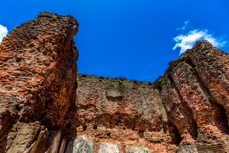 Royal palace of King Parakramabahu in Polonnaruwaの写真素材