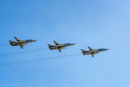 ROSTOV-ON-DON, RUSSIA - AUGUST, 2017: SU-24Mのeditorial素材