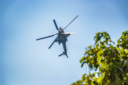 ROSTOV-ON-DON, RUSSIA - AUGUST, 2017: Mi-28 Havocのeditorial素材
