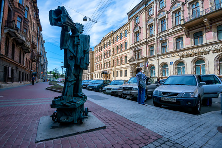 ST.PETERSBURG, RUSSIA - JUNE, 2015: Agitatorのeditorial素材