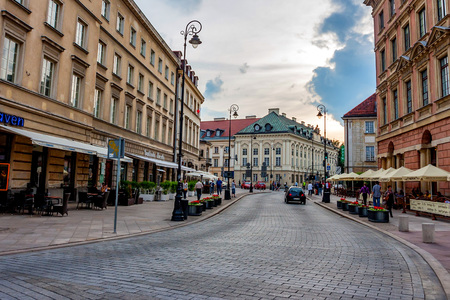 WARSAW, POLAND - JUNE, 2012: Streets of Warsawのeditorial素材