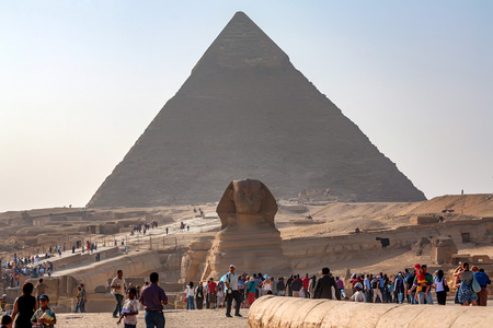 GIZA, EGYPT - FEBRUARY, 2010: The Great Sphinx of Gizaのeditorial素材