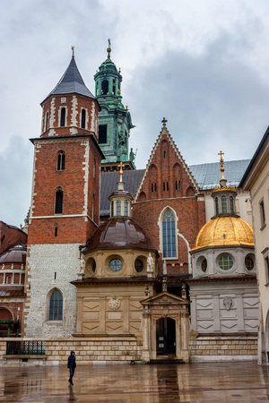 KRAKOW, POLAND - JUNE, 2012: View on the Wawel Castleのeditorial素材