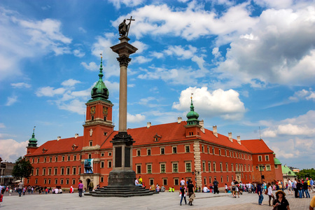 WARSAW, POLAND - JUNE, 2012: Sigismunds Columnのeditorial素材