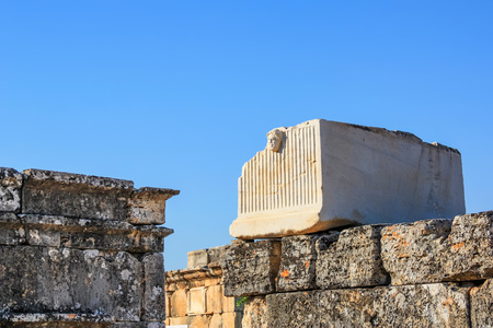 Nekropolis of Hierapolis ancient city view