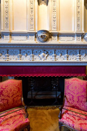 CHENONCEAU, FRANCE - CIRCA JUNE 2014: Cesar of Vendomes bedroom in Chateau Chenonceauのeditorial素材