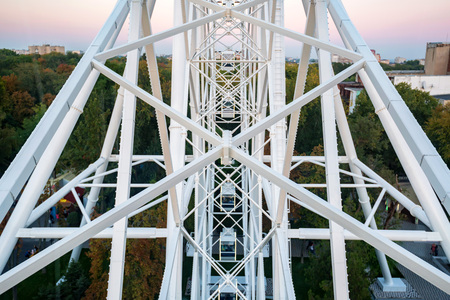 ROSTOV-ON-DON, RUSSIA - CIRCA OCTOBER 2016: The One Sky Ferris Wheel in Rostov-on-Donのeditorial素材