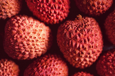 Fresh lychee backgroundの写真素材