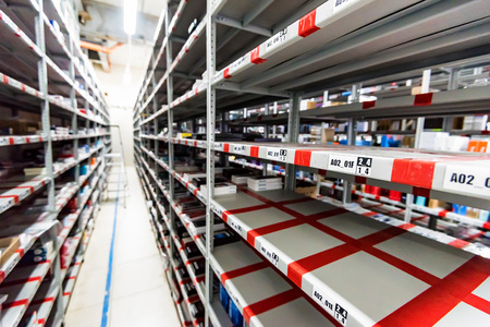 Interior of hardware shop storageの写真素材