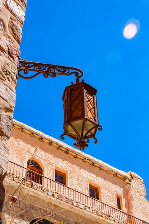 Lantern of Saint Catherines Monastery, Egyptの写真素材