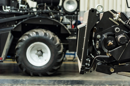 Assembly workshop at big industrial plantの写真素材