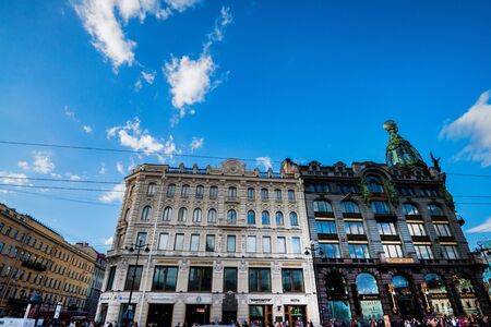 ST.PETERSBURG - 12 JUNE 2015: Singers house in St. Petersburg on sunny dayのeditorial素材