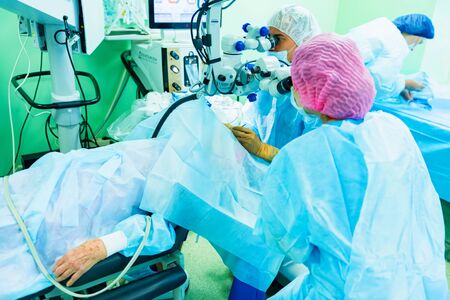 Laser correction for vision ophthalmology surgery for eyes