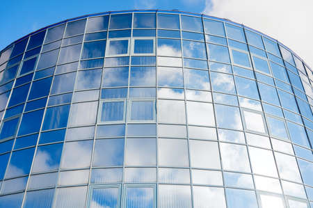 The view of modern window office buildingの写真素材
