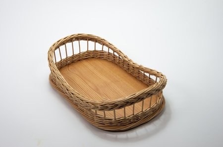Wicker basket, handmade, tray, good job