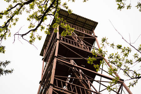 A large observation tower is suitable for people to watch nature, chillの写真素材