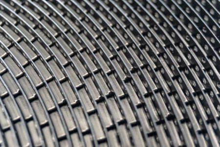 Blue reel of smt surface mount electronic devices packed for mass production in electronics factoryの写真素材