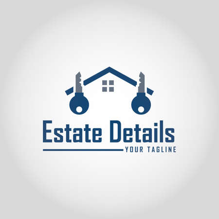 Key real estate vector design template.House Keys Templateのイラスト素材