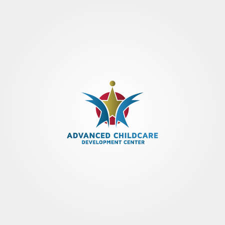 Childcare Development designのイラスト素材