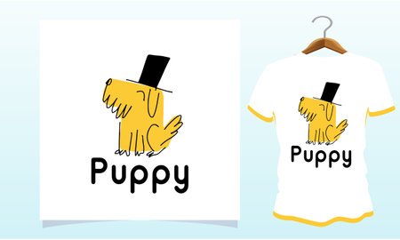 Puppy dog t-shirt , Dog T Shirt Images, Stock Photos & Vectorsのイラスト素材