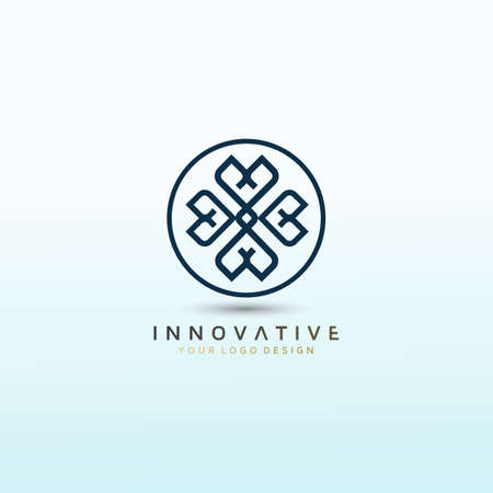Art and design, yoga vector logo, Fitness Logo Images, Stock Photos & Vectorsのイラスト素材