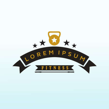 Physical fitness template, dumbbell icon design, Fitness Logo Images, Stock Photos & Vectorsのイラスト素材