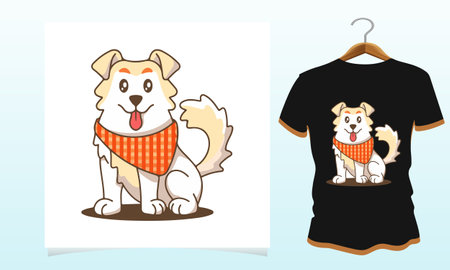 custom dog shirts for humans, Dog t shirt Vector Graphicsのイラスト素材