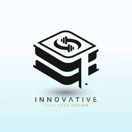 Education fitness logo design, Dumbbell icon, Gym Fitness Logo Images and Free Vectors, Stock Photosのイラスト素材