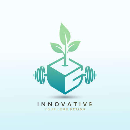 Letter G yoga crossfit logo, fitness logo, Dumbbell icon, Gym Fitness Logo Images and Vectors, Stock Photosのイラスト素材