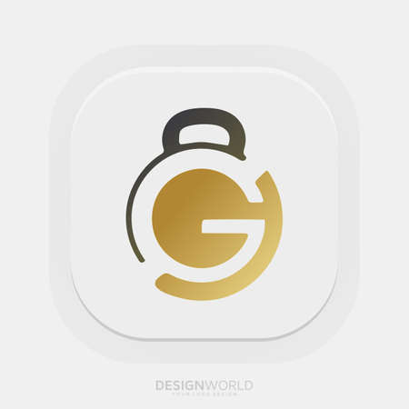 Physical Fitness Letter G vector logo design idea.のイラスト素材