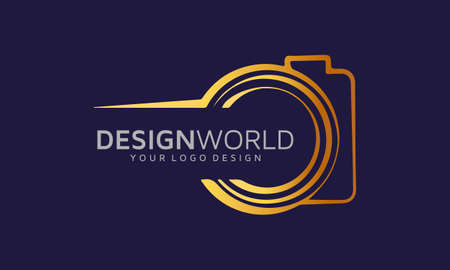 Media Photography vector logo design idea.のイラスト素材