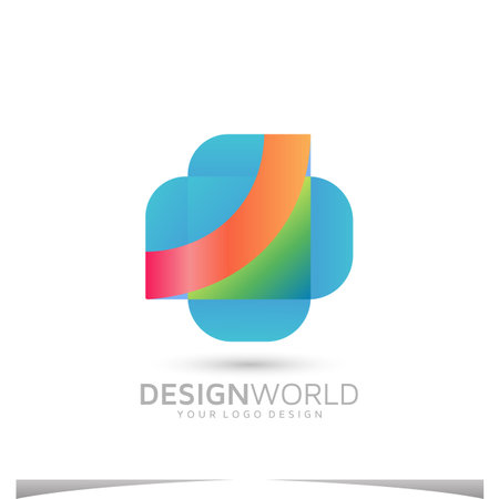 Home Care Medical and Pharmaceutical vector logo design idea.のイラスト素材