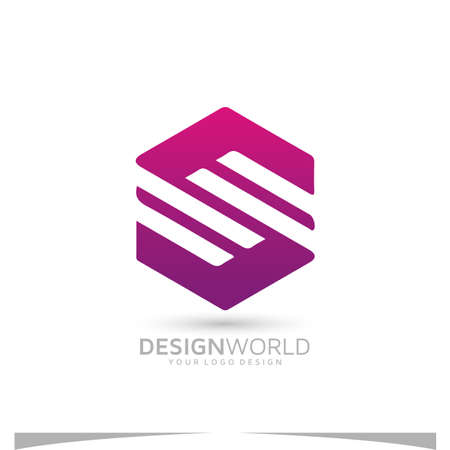 Letter S vector logo design idea.のイラスト素材