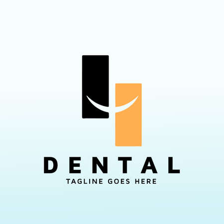 dental office in new york logo designのイラスト素材