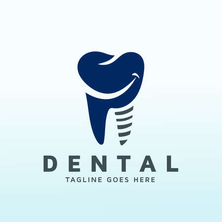 large growing Dental Group logo design templatesのイラスト素材